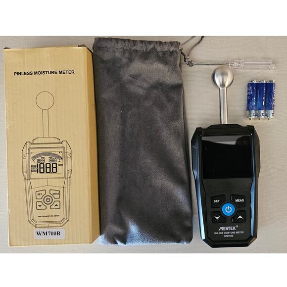 Pinless Moisture Meters for Non-Destructive Detector in Drywall Wood and Masonry - Picture 1 of 5